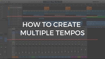 Logic Pro X Tutorial: How To Create Multiple Tempos in a Session