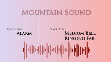 Medium Bell Ringing Far Sound Effect | Mountain Sound Channel