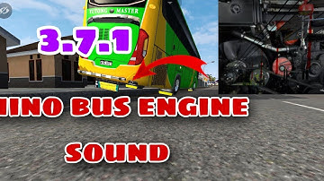 bussied 3.7.1 engine hino sound||bus simulator Indonesia||Shahzad gaming