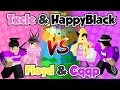 CQQP & FLOYDEYE VS HAPPY BLACK & TX_CLES | TOWER OF HELL | ROBLOX