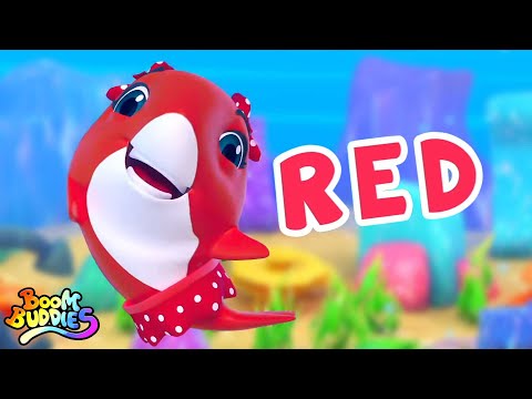 Учим Цвета С Акулёнком + Еще Подпеваем Стишки Для Детей - Boom Buddies
