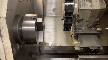 Okuma Cadet L1420 CNC Turning Center - short demo clip