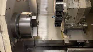 Okuma Cadet L1420 CNC Turning Center - short demo clip