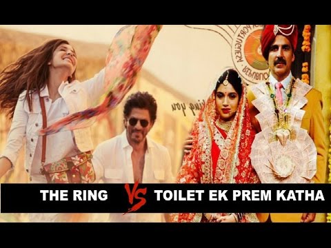 Shahrukh Khan The Ring VS Akshay Kumar Toilet Ek Prem Katha shahrukh khan house