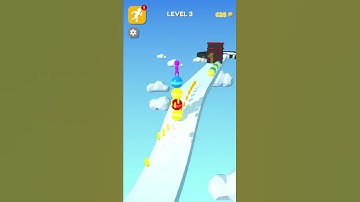Stack Rider 🎱 3 Level Gameplay Walkthrough | Best Android, iOS Games #shorts