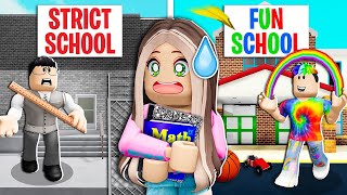 STRICT School Vs FUN School! (Roblox Bloxburg)