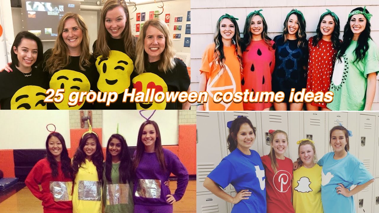 25 group / friend Halloween costume ideas - YouTube