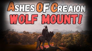 Crafting My First Wolf Mount! | Ashes of Creation Early Gameplay & Crafting Fun