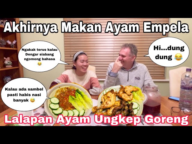 MAsak Ayam Empela dan Paha Ayam Ungkep Goreng ,sambel mentah bikin habisin nasi