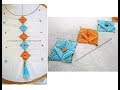 Hand Embroidery : Placket Design Churidar/Kameez/Border Design # 5 || Decorative Norwich Stitch