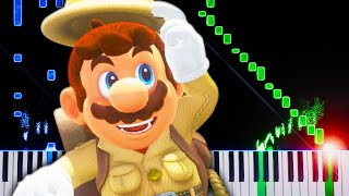 Miniatura del video "Fossil Falls (from Super Mario Odyssey) - Piano Tutorial"