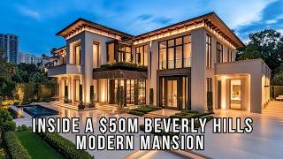 Inside a $50M Beverly Hills Modern Mansion – Ultimate Luxury Living