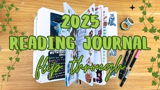2025 reading journal flip through ✨