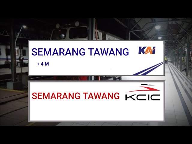 Announcer tiba di Stasiun Semarang Tawang + lagu Gambang Semarang jazz [Stasiun Sentral Daop 4] class=