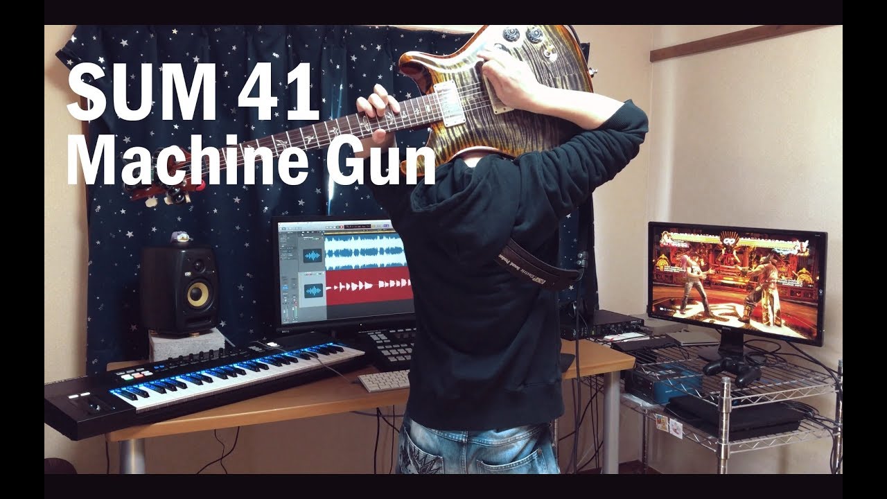 Sum 41 Machine Gun[GUITAR COVER] [INSTRUMENTAL COVER] with SOLO by