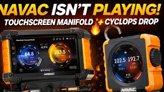 NAVAC Isn’t Playing… First Touchscreen Manifold + Cyclops Drop at HVACR Conference 👀🔥