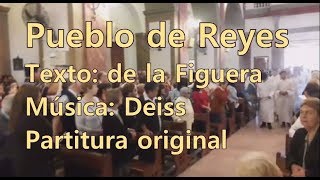 Video thumbnail of "Pueblo de Reyes - Partitura original, letra y acordes"