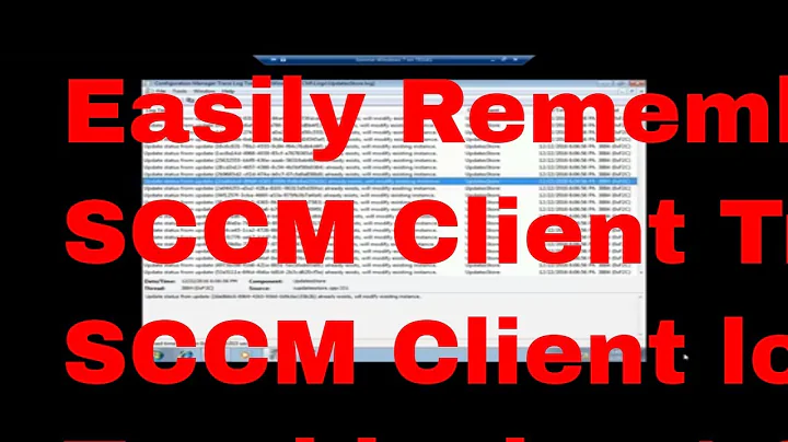 sccm 2012 Troubleshooting at Client side