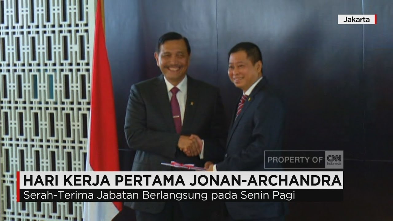 Hari Pertama Kerja Jonan-Archandra di Kementrian ESDM