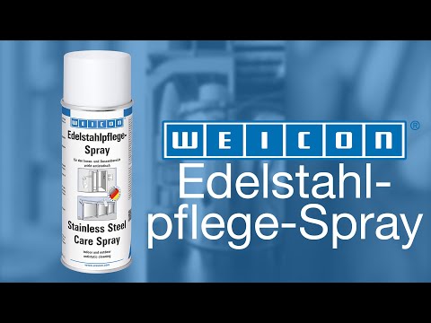 Fleck wegzaubern mit WEICON Edelstahlpflege-Spray