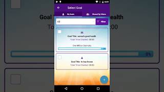 Togetherwechant app - Select Goals (Personal & Shared) & Chant! screenshot 4
