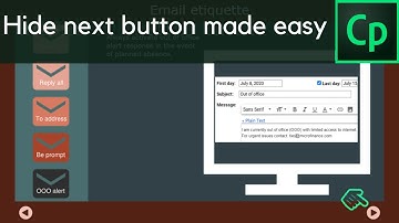 Forced navigation without advanced actions in captivate