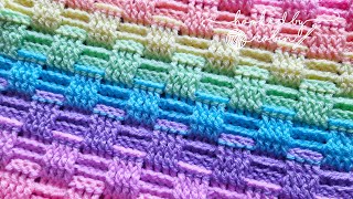 How to Crochet the Basketweave Stitch