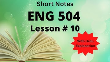 Eng 504 Lesson 10, Universal Grammar and First Language in Hindi and Urdu