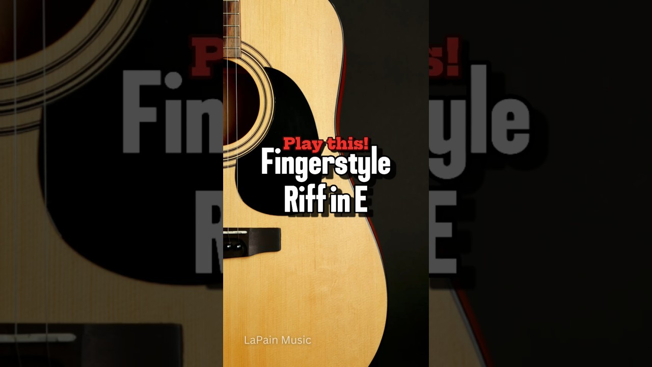 You gotta play this! Fun and simple fingerstyle riff in the key of E!