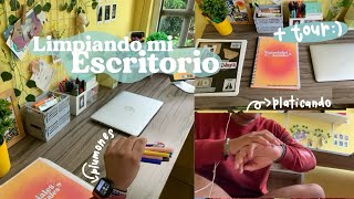 Limpiando mi escritorio tercermundista☀ DESK tour