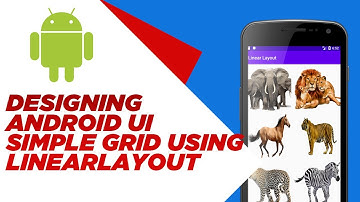 Simple Grid Using LinearLayout | Use Of LinearLayout | Hindi | Ashish Bendale