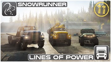 SnowRunner - Michigan Multiplayer (Ep 11) - Lines of Power