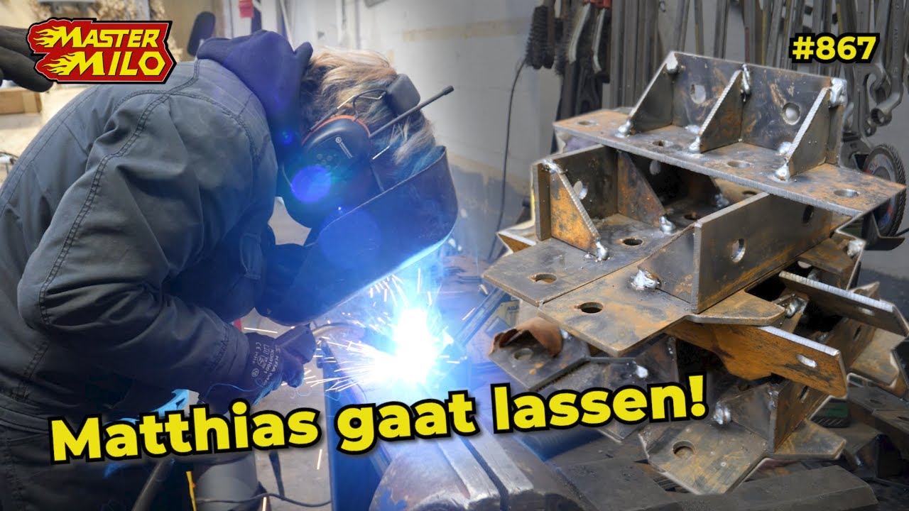 Rijplaat steunen in elkaar lassen! #866