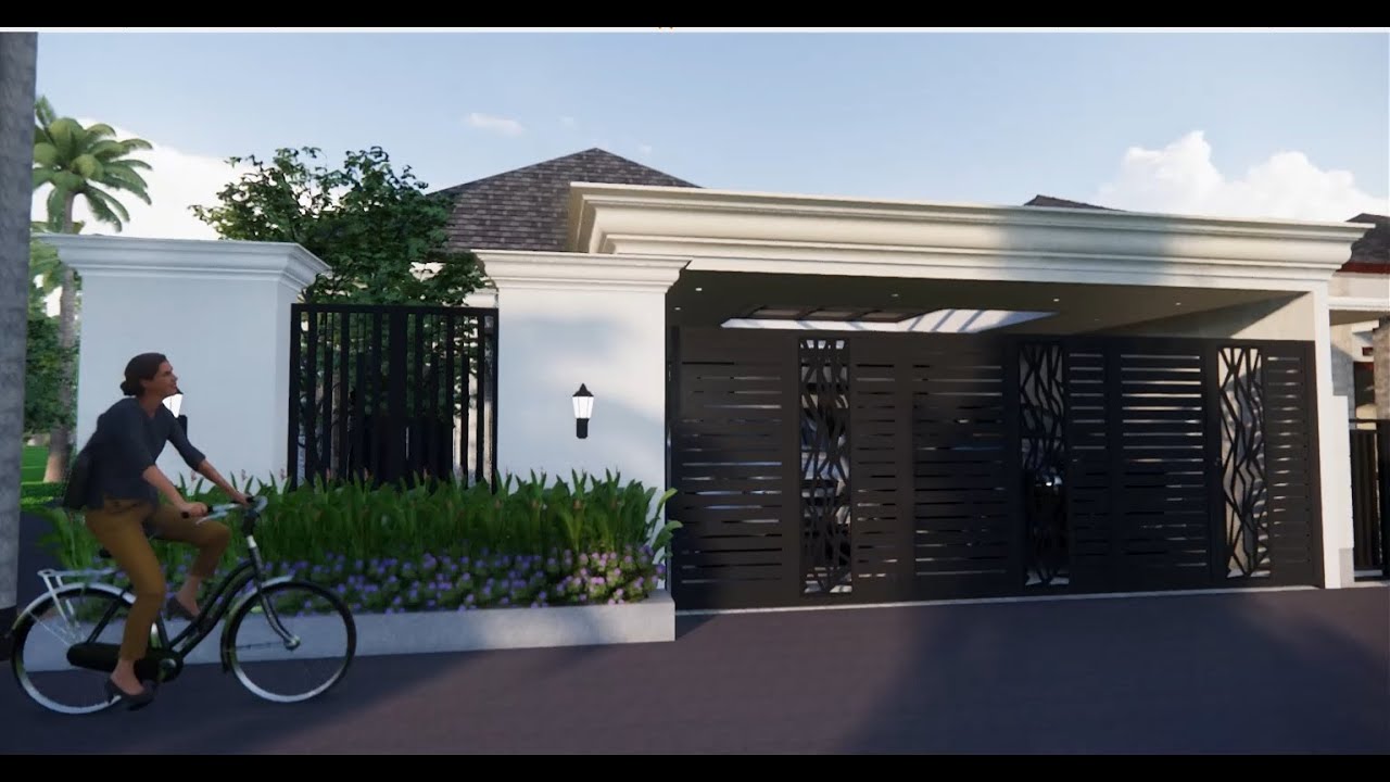 Desain Rumah Mewah 1 Lantai Modern Classic Tropis Terbaru Juni 2024 - Tarub, Kab. Tegal