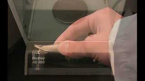 Calibration of an Analytical Balance