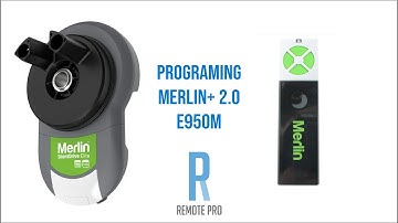 How to code your Merlin+ 2.0 E950M Genuine Remote into the Roller Door Motor