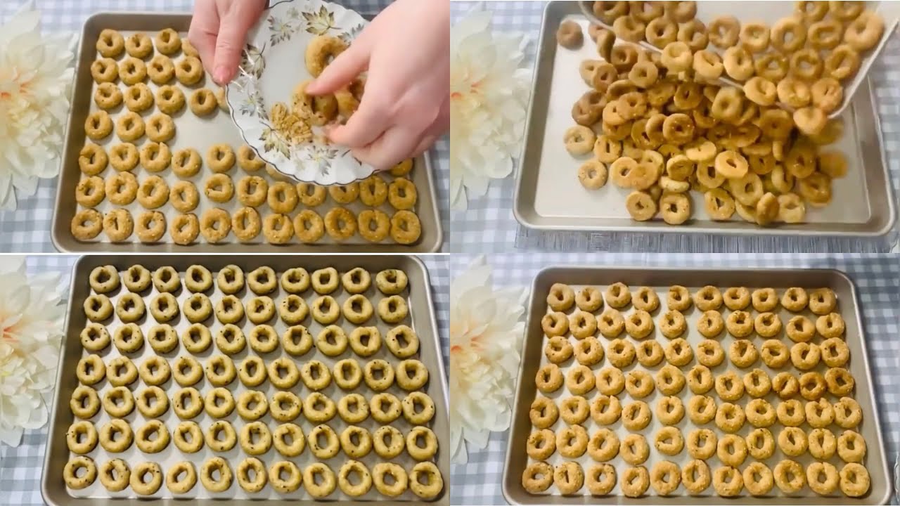 تحضير كعك العيد المالح بيمة الجبنة البلدي طعم مميز ولذيذ جدا😋#اكسبلور #اكلات_سريعه #وصفات_رمضان