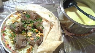 .طريقة عمل المنسف الاردنيMansaf-Jordanian national dish