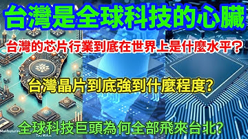 台灣的芯片行業到底在世界上是什麼水平？台灣是全球科技心臟，台灣晶片到底強到什麼程度？為何全球科技巨頭全部飛來台北……