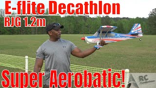 Unbelievable Stunts: E-flite Decathalon RJD 1.2m