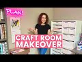 Craft Room Makeover | Create Room Cubby | Before and After