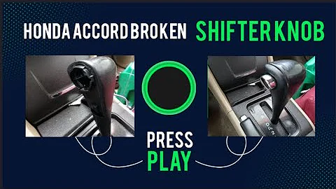 BROKEN 2003-2007 HONDA ACCORD SHIFTER KNOB REPLACEMENT.. DIY