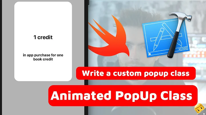 Custom PopUp Modal Animation View Programmatically