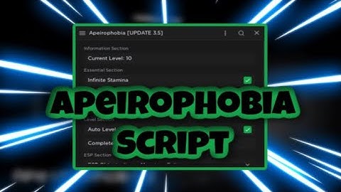 [NEW] Apeirophobia Script / Hack | Infinite Lives | Skip Level | Esp | AND MORE | PASTEBIN