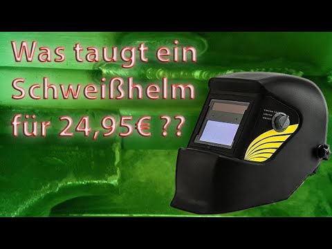 Video: Darf man unter einem Schweißhelm eine Brille tragen?