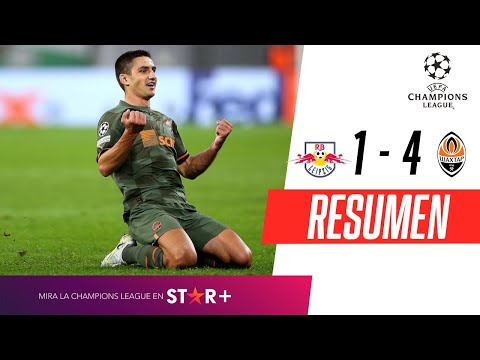 ¡EL BLOOPER DEL AÑO Y GOLEADA DE LOS UCRANIANOS EN ALEMANIA! | RB Leipzig 1-4 Shakhtar D. | RESUMEN