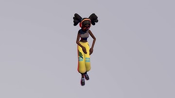 Dancing girl made with Cinema 4D [official video] part 2