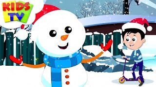 christmas snowman xmas music nursery rhymes kindergarten cartoon songs kids tv
