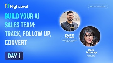 Day 1 - Build Your AI Sales Team: Track, Follow Up, Convert