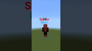Spider-Man in Minecraft #like #minecraft #gaming #viral #views #subscribe #edit #review #building